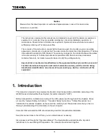 Preview for 2 page of Toshiba G8000 Series Installation Manual