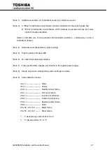 Preview for 77 page of Toshiba G8000MM Series Installation And Operation Manual