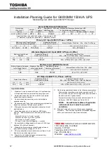 Preview for 82 page of Toshiba G8000MM Series Installation And Operation Manual