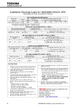 Preview for 88 page of Toshiba G8000MM Series Installation And Operation Manual