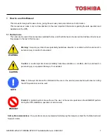 Preview for 7 page of Toshiba G9000 SERIES Installation Manual