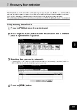 Preview for 113 page of Toshiba GD-1151 Operator'S Manual