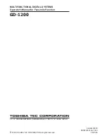 Предварительный просмотр 186 страницы Toshiba GD-1200 Operator'S Manual