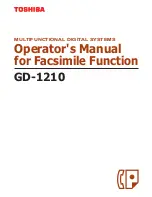 Toshiba GD-1210 Operator'S Manual preview