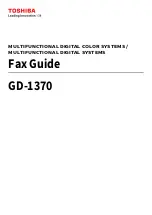 Toshiba GD-1370 Fax Manual preview