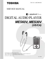 Preview for 1 page of Toshiba Gigabeat S MES30V Service Manual