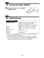 Preview for 4 page of Toshiba gigabeat U Series Quick Start Manual