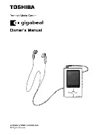 Предварительный просмотр 17 страницы Toshiba gigabeat U Series Quick Start Manual