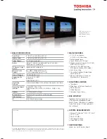 Preview for 2 page of Toshiba GIGAFRAME Q81 Specifications