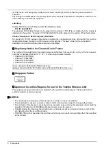 Preview for 8 page of Toshiba GN-1060 Operator'S Manual