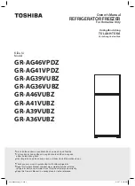 Preview for 1 page of Toshiba GR-A36VUBZ Owner'S Manual