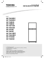 Предварительный просмотр 1 страницы Toshiba GR-TG43MDZ Owner'S Manual