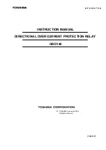 Toshiba GRD140 Instruction Manual preview