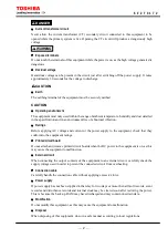 Preview for 3 page of Toshiba GRE110 Instruction Manual