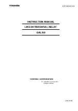 Предварительный просмотр 1 страницы Toshiba GRL150-100 Series Instruction Manual