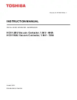 Preview for 1 page of Toshiba HCV-1JBU Instruction Manual