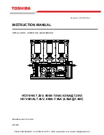 Preview for 1 page of Toshiba HCV-5HA Instruction Manual