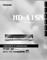 Preview for 2 page of Toshiba HD-A1SN Owner'S Manual