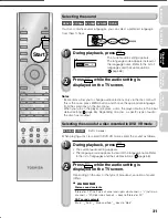 Preview for 32 page of Toshiba HD-A1SN Owner'S Manual