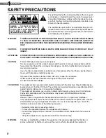 Предварительный просмотр 2 страницы Toshiba HD-A2KC Owner'S Manual