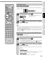 Предварительный просмотр 33 страницы Toshiba HD-A2KC Owner'S Manual