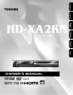 Toshiba HD-XA2 Owner'S Manual preview