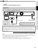 Preview for 21 page of Toshiba HD-XA2 Owner'S Manual