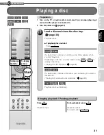 Preview for 31 page of Toshiba HD-XA2 Owner'S Manual