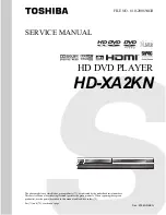 Toshiba HD-XA2KN Service Manual предпросмотр