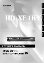 Toshiba HD-XE1KY Owner'S Manual preview