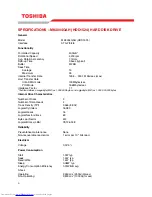 Preview for 6 page of Toshiba HDD1524 User Manual