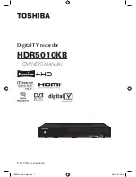 Toshiba HDR5010KB Owner'S Manual preview