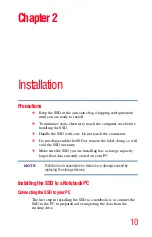 Предварительный просмотр 10 страницы Toshiba HDTS106XZSWA User Manual