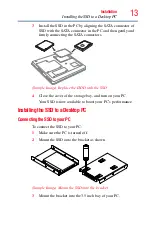 Предварительный просмотр 13 страницы Toshiba HDTS106XZSWA User Manual