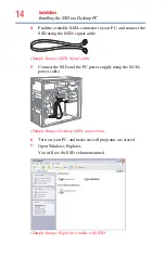 Предварительный просмотр 14 страницы Toshiba HDTS106XZSWA User Manual