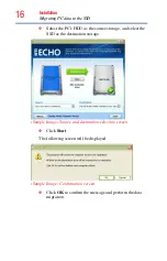 Предварительный просмотр 16 страницы Toshiba HDTS106XZSWA User Manual