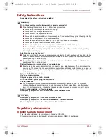 Preview for 3 page of Toshiba Hi-Speed Port Replicator II User Manual