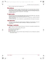 Preview for 5 page of Toshiba Hi-Speed Port Replicator II User Manual