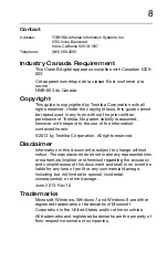 Preview for 8 page of Toshiba Hi-Speed Port Replicator III User Manual