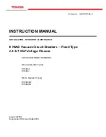 Toshiba HV6AS Instruction Manual preview