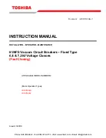 Toshiba HV6FS Instruction Manual preview