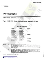 Toshiba HVK Series Instructions Manual preview