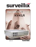 Toshiba HVR16-X Operation Manual preview