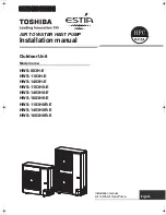 Toshiba HWS-11-4H8R-E Installation Manual preview