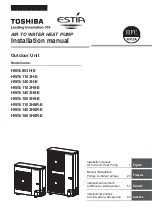 Preview for 1 page of Toshiba HWS-1103H-E Installation Manual