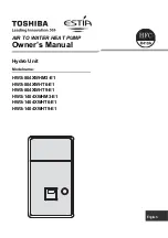 Preview for 1 page of Toshiba HWS-1404XWHM3-E1 Owner'S Manual