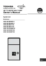 Toshiba HWS-1405XWHM3-E Owner'S Manual preview