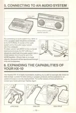 Предварительный просмотр 15 страницы Toshiba HX-10 Owner'S Manual