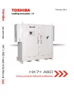 Toshiba HX7+ ASD Installation & Operation Manual предпросмотр