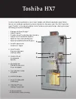 Preview for 2 page of Toshiba HX7 Series Specifications